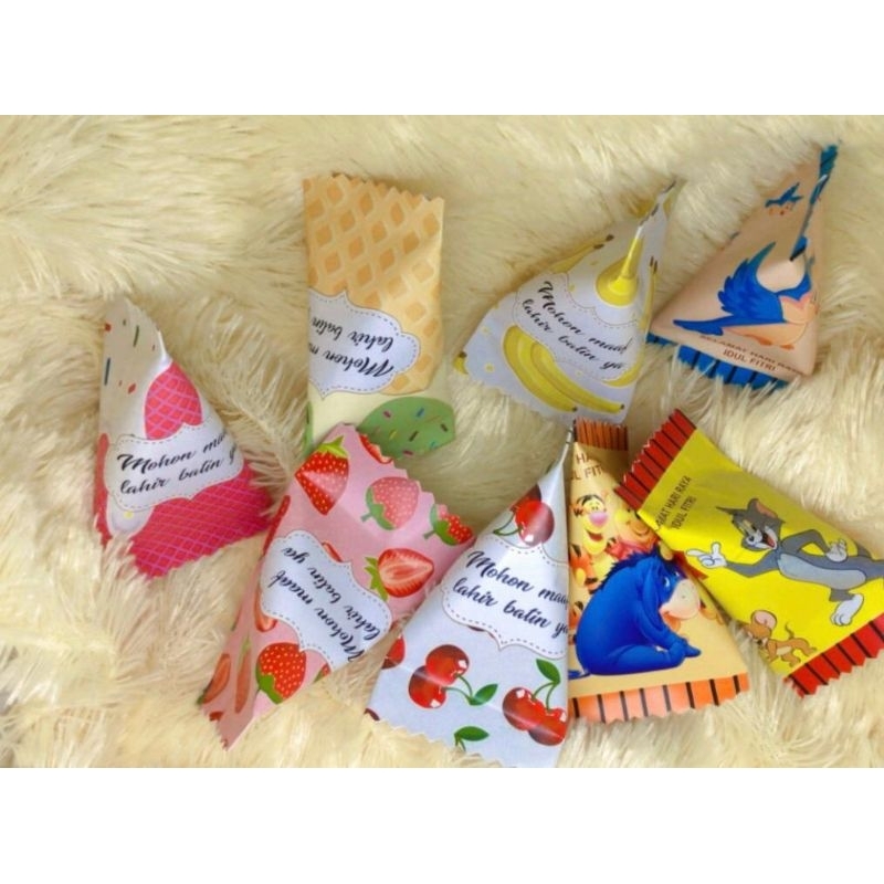 

1 PACK [ISI 10 PCS] AMPLOP LEBARAN BENTUK PERMEN LUCU TERBARU 2023