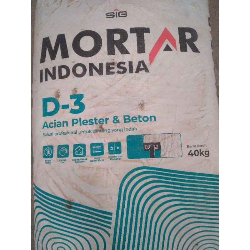 MORTAR D3 ACIAN PLESTER&BETON 40KG