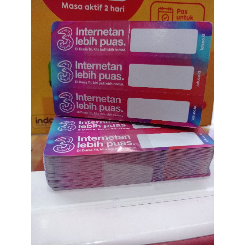 Voucher KOSONG TRI Bahan inject Nasional