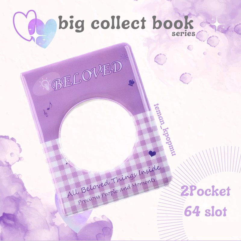 Collect Book 2P isi 64 slot Kolbuk Photocard Collbook Kpop - Album Korea Heart