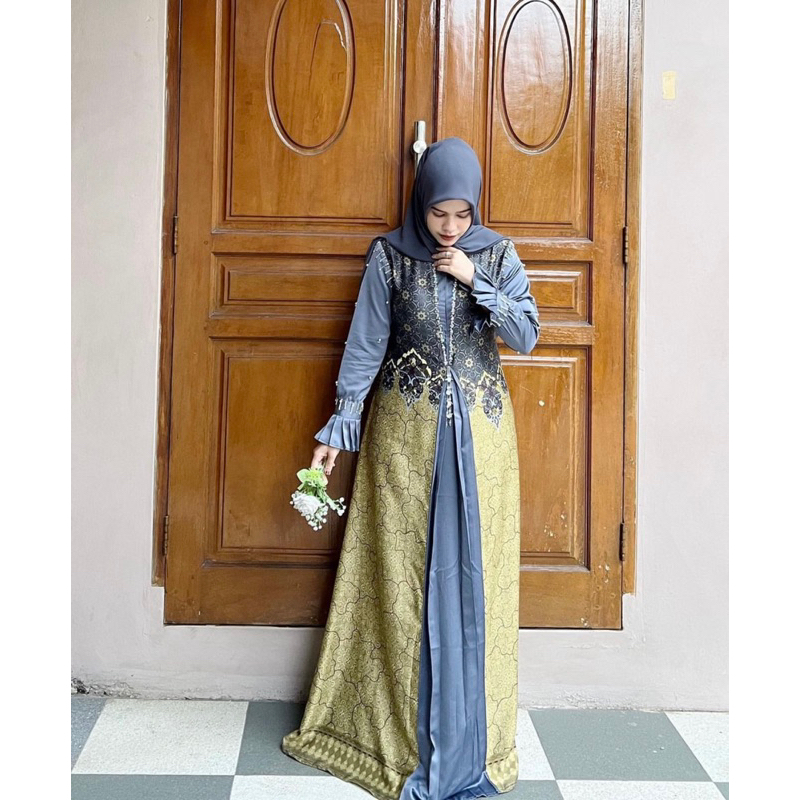 Diana Dress zeen by zi Menggunakan material Silk terbaik ready size XL