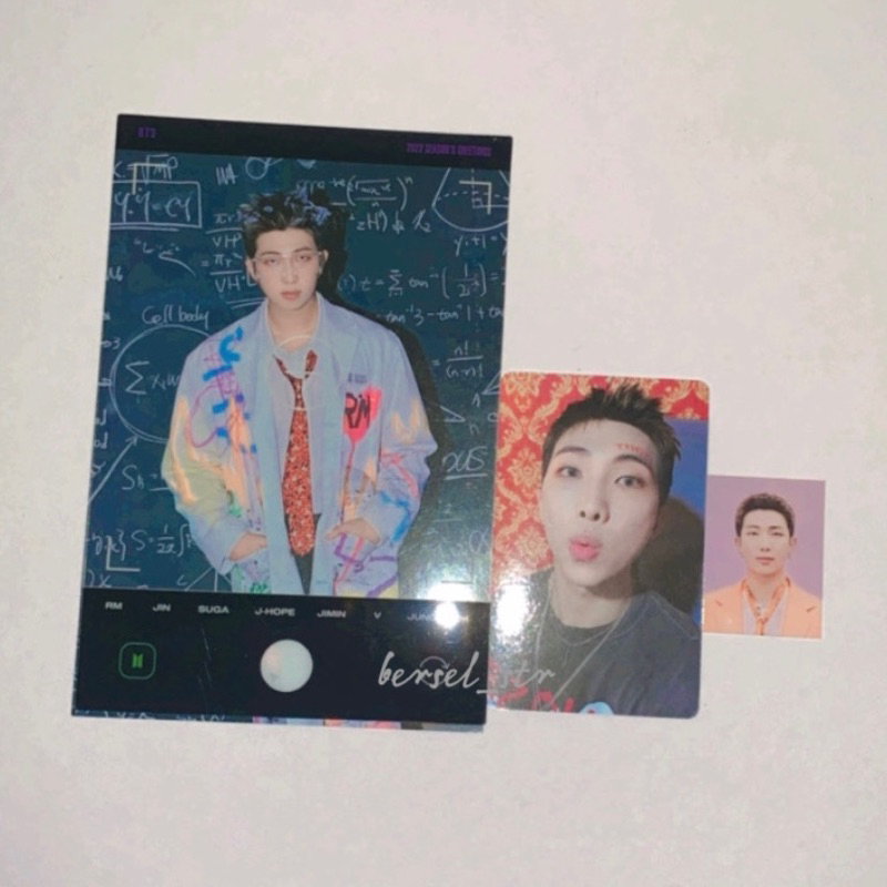 Photocard Postcard set RM Season's Greeting 2022 BTS