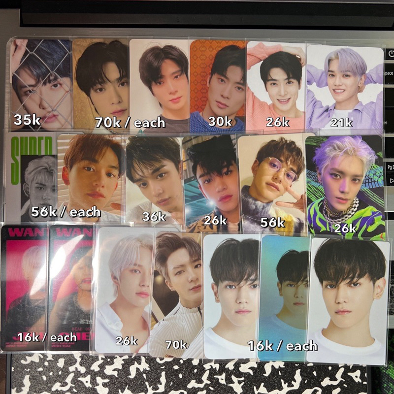 READY STOCK PHOTOCARD PC NCT DREAM 127 WAYV JAEHYUN TAEYONG LUCAS JENO CHENLE JISUNG JUNGWOO CLICK U