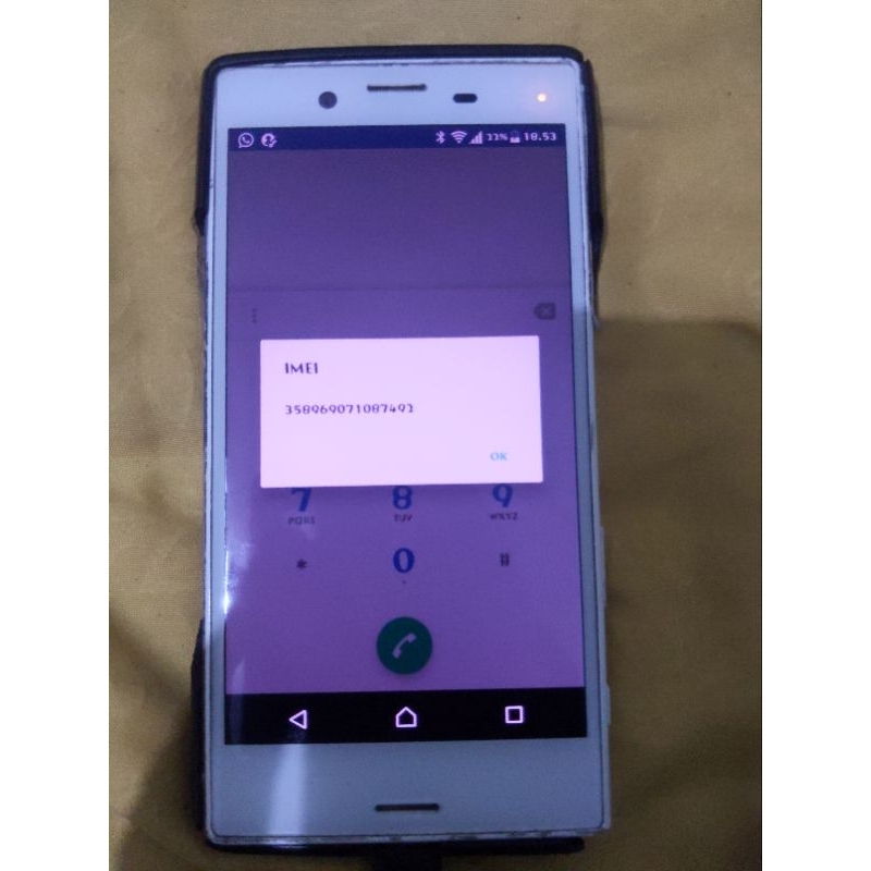 Mesin Sony Xperia x Compact minus