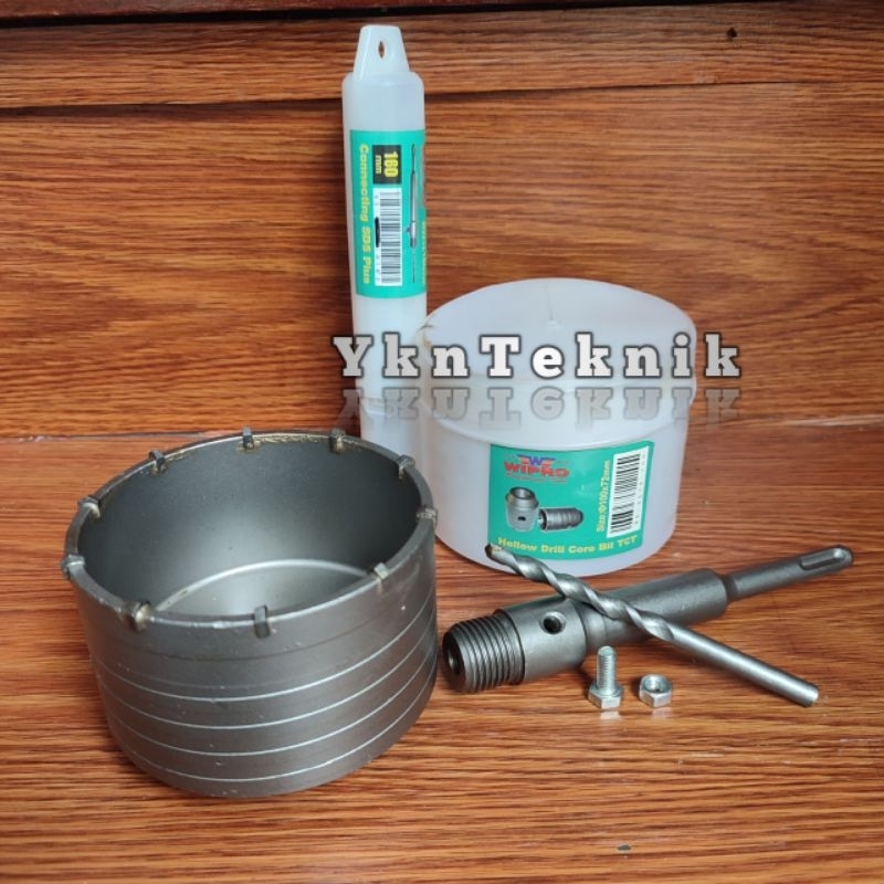 Mata Bor Hole Saw Lubang Tembok Beton 4" Hole Saw Hollow Core Saw Mata Bor Pelubang Tembok 4 inch Sd