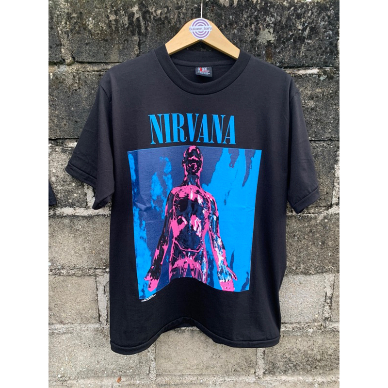 DISKON kaos band nirvana sliver