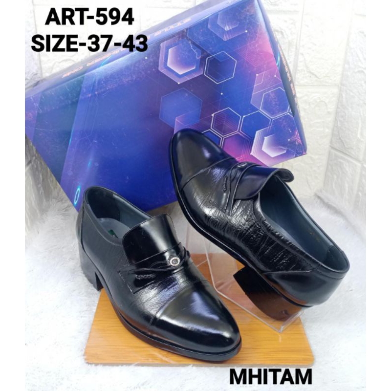 SEPATU HAK KULIT ASLI PRIA GIOFRANCE 594