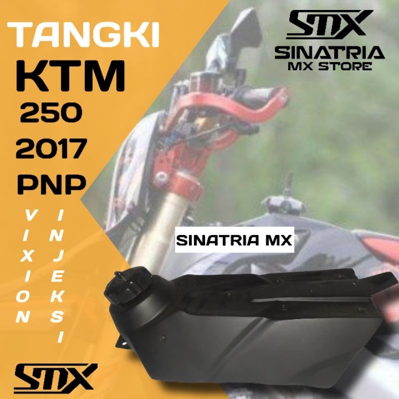 TANGKI KTM 250 2017 CUSTOM TRAIL BESI PNP VIXION FUELPUMP INJEKSI  OLD NEW NVL DAN KARBU KUAT DAN KO