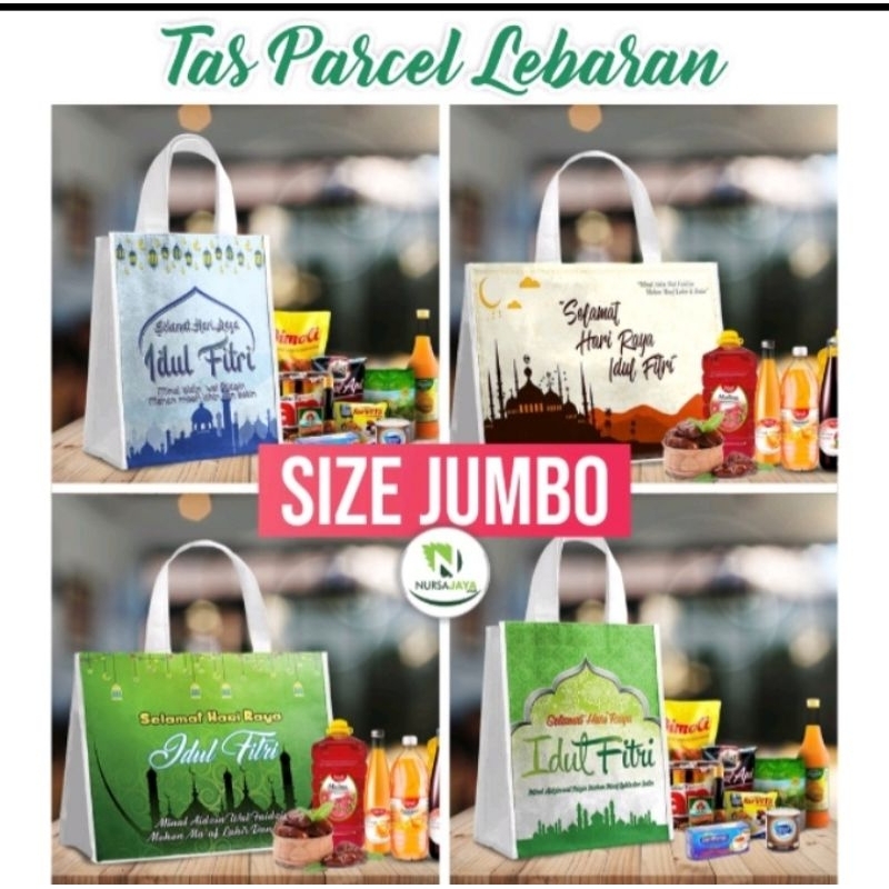 

Tas Parcel Lebaran Idul Fitri Glossy Ready Stok