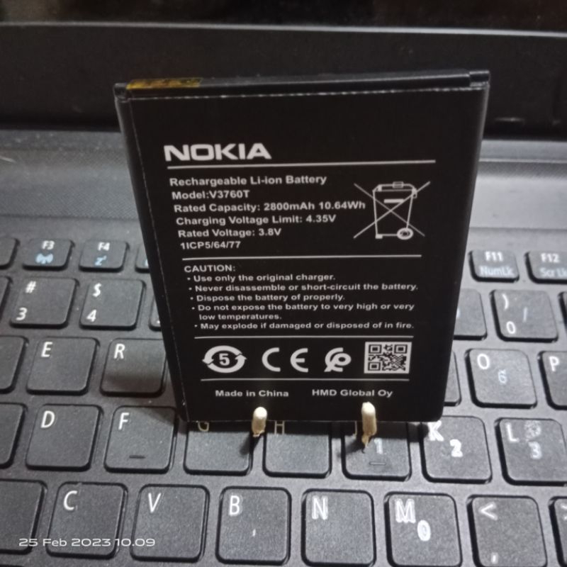 Batrai Nokia C2 Android Model V3760T Batre Nokia C 2  Baterai Battery