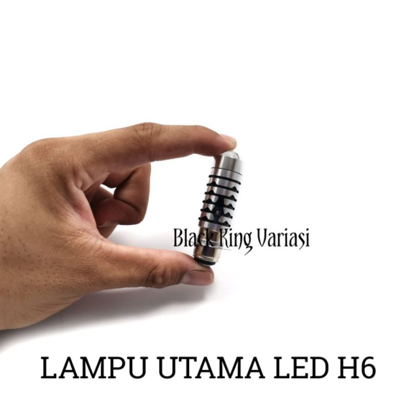 Lampu Utama H6 LED Lampu Depan H6 H4 Lampu Laser Gun Motor LED Ac Dc Lampu Utama