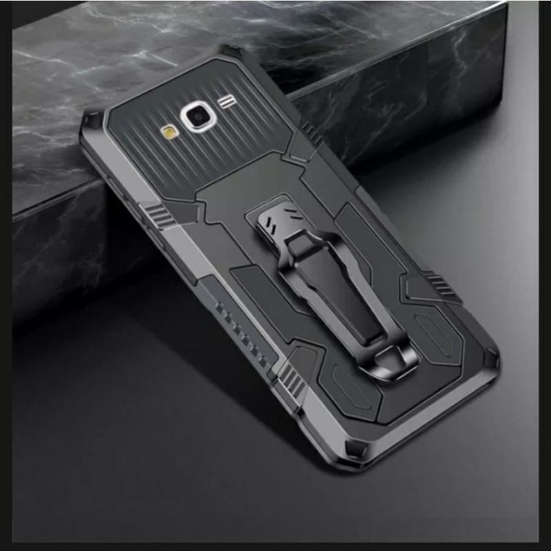 Case Samsung J2 Prime J2 Core J4+ J6+ J7 J7+ A2 Core Prime Hard Case Standing Casing Robot Belt Clip