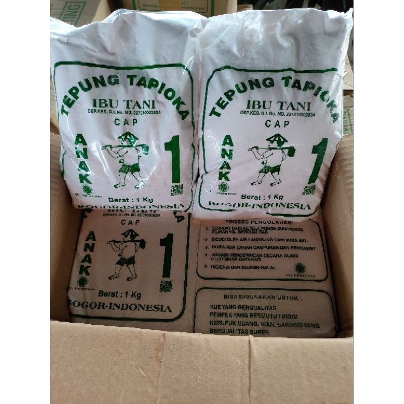 TEPUNG SAGU TANI/TEPUNG TAPIOKA DUA IBU TANI CAP ANAK TANI/SAGU BOGOR