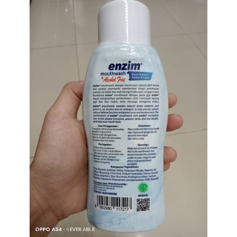 ENZIM MOUTHWASH ALCOHOL FREE 275 ML