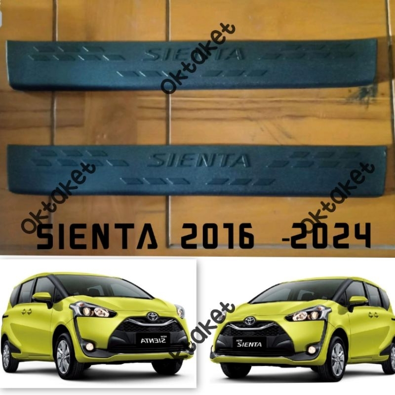 Sillplate samping Toyota Sienta 2016 2018 2020 2023  hitam jsl