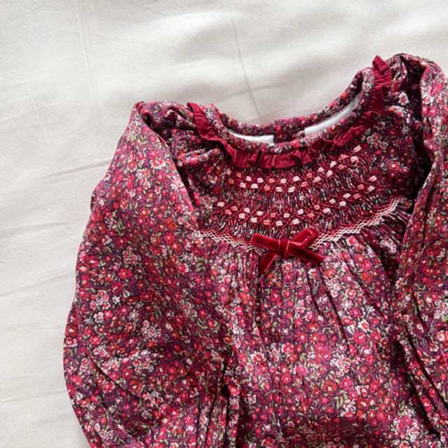 LIKE NEW DearGG Leighton Dress Holiday Jubilee 2022 Smocked Dress Baby