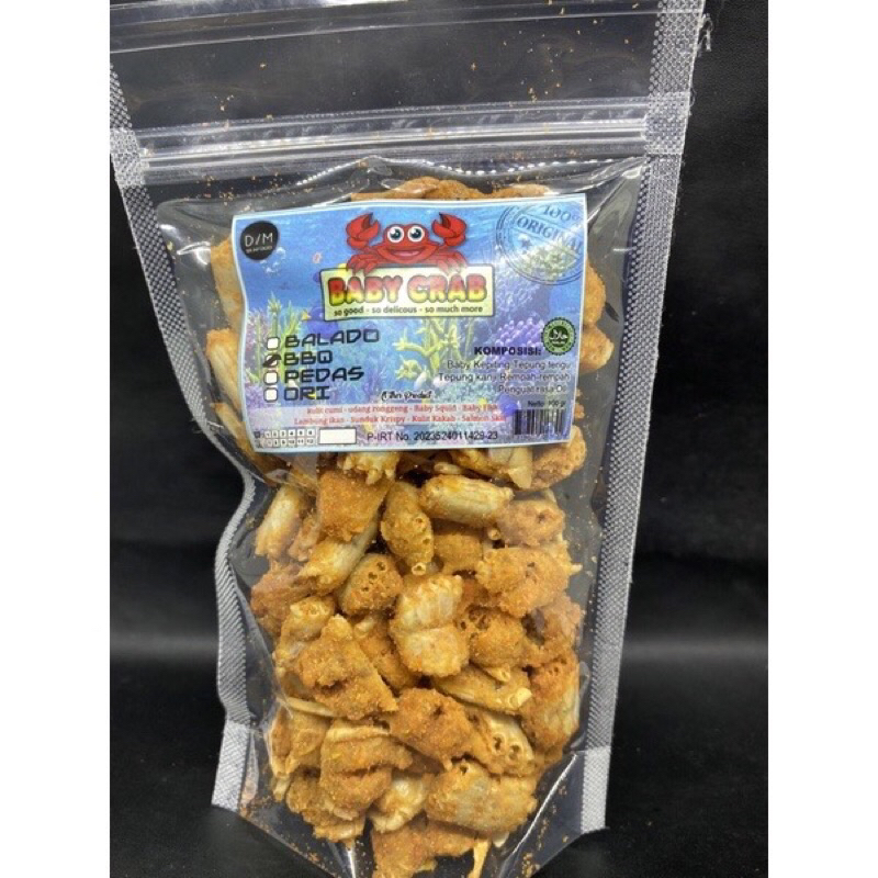 

Babycrabs non minyak snack seafood 100gr