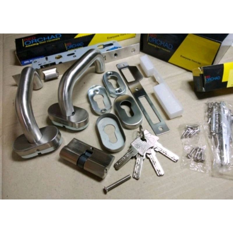 Kunci Pintu Aluminium Orchad