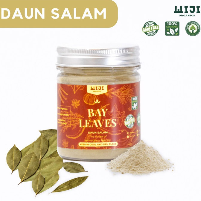 

Bay Leaves Dried | Daun Salam Kering Leaf Herbs Bumbu Murni Premium - 8 gram (utuh)