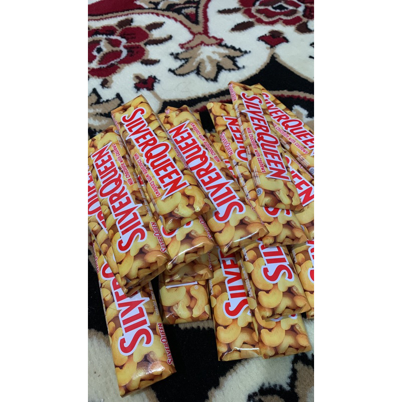 

Coklat silverqueen 58gr cashew