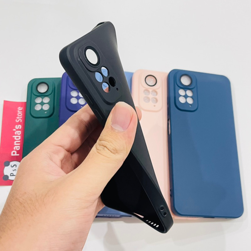 Case Redmi Note 11 4G Lenspro Makaron Full Color Softcase Pro Lensa