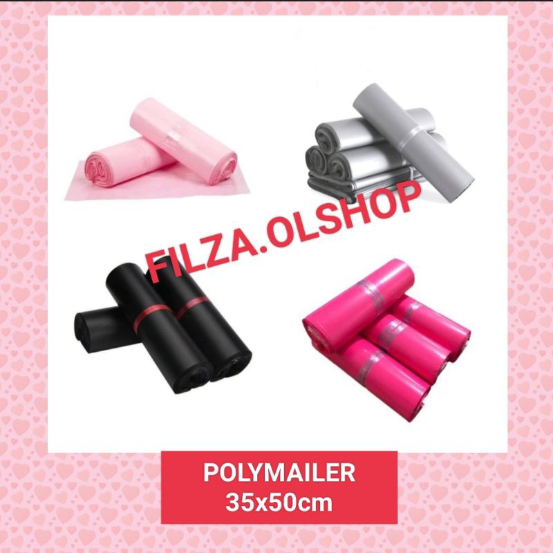 

POLYMAILER PLASTIK POLIMAILER 17X30CM (MINIM 10PCS)