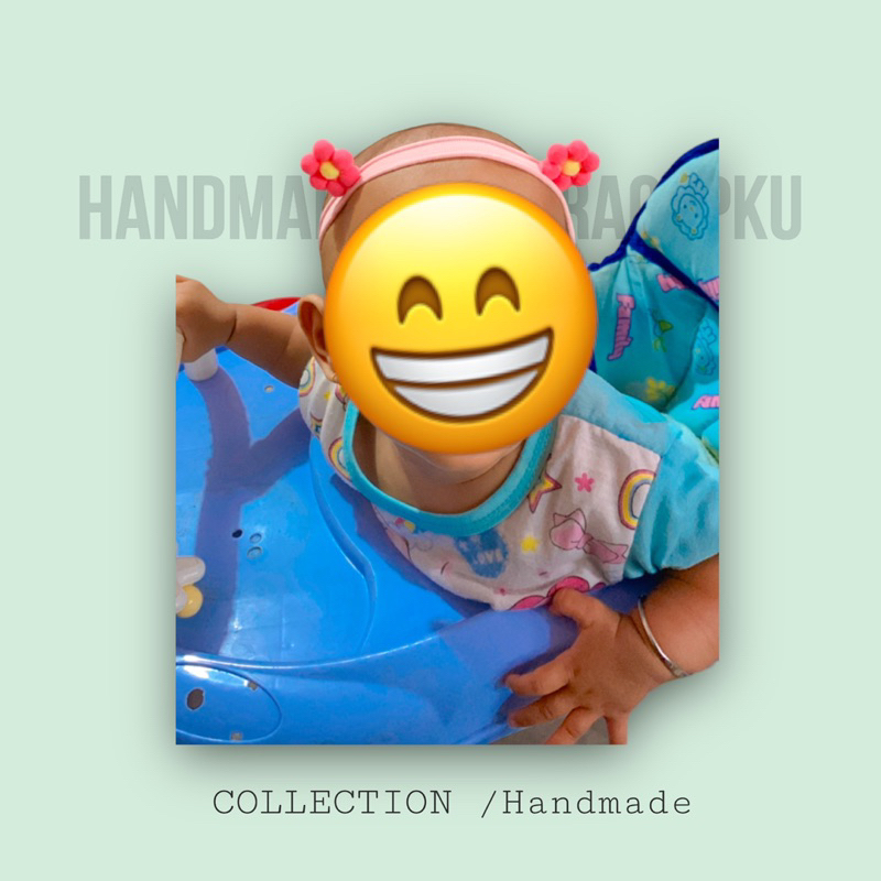 Bandana Nylon Baby Import Premium / Bando Bayi Premium Handmade