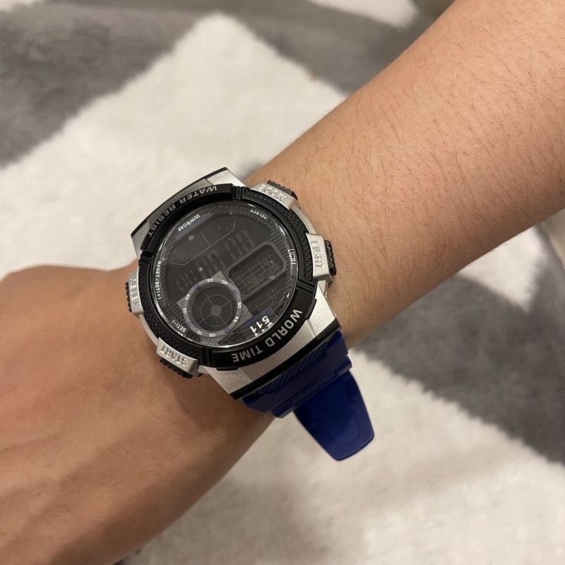 Jam Tangan Pria Wanita Unisex Digital Watch 511 Strap Rubber