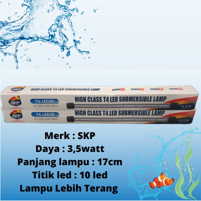 Promo Murah Lampu Led Celup Aquarium SKP T420