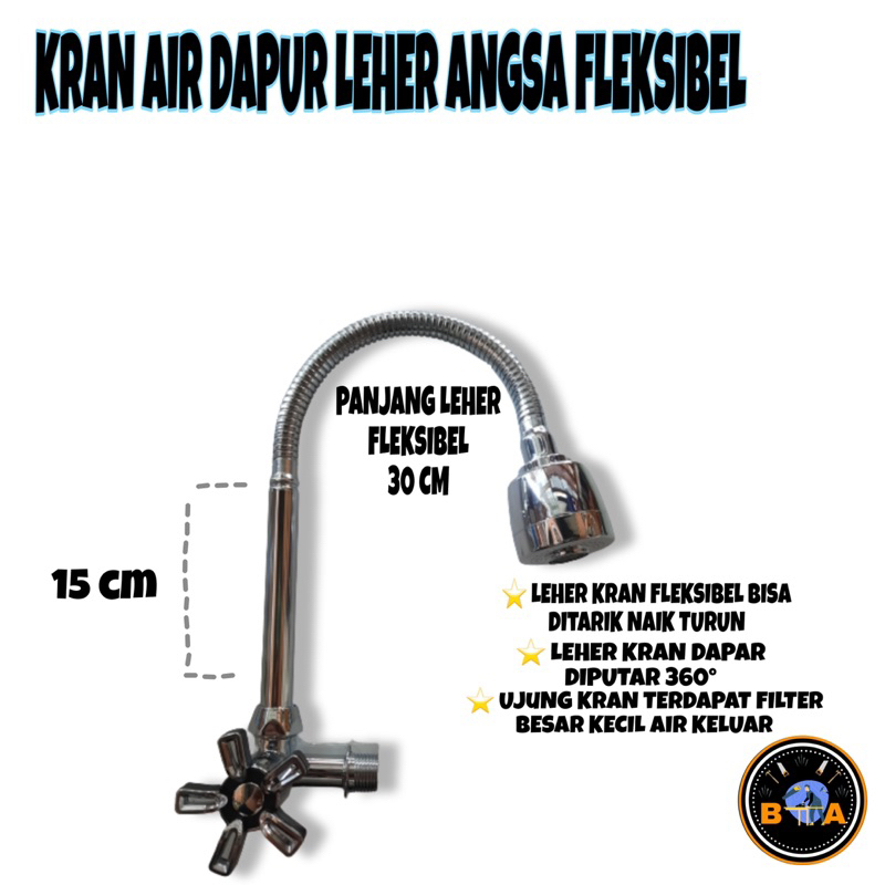 

KRAN CUCI PIRING-KRAN ANGSA WASTAFEL-FLEKSIBLE