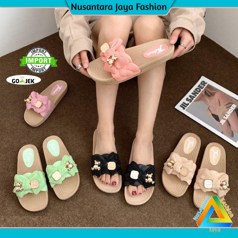 Sandal Wanita Kekinian Jelly Korea Style OOTD 1950-1