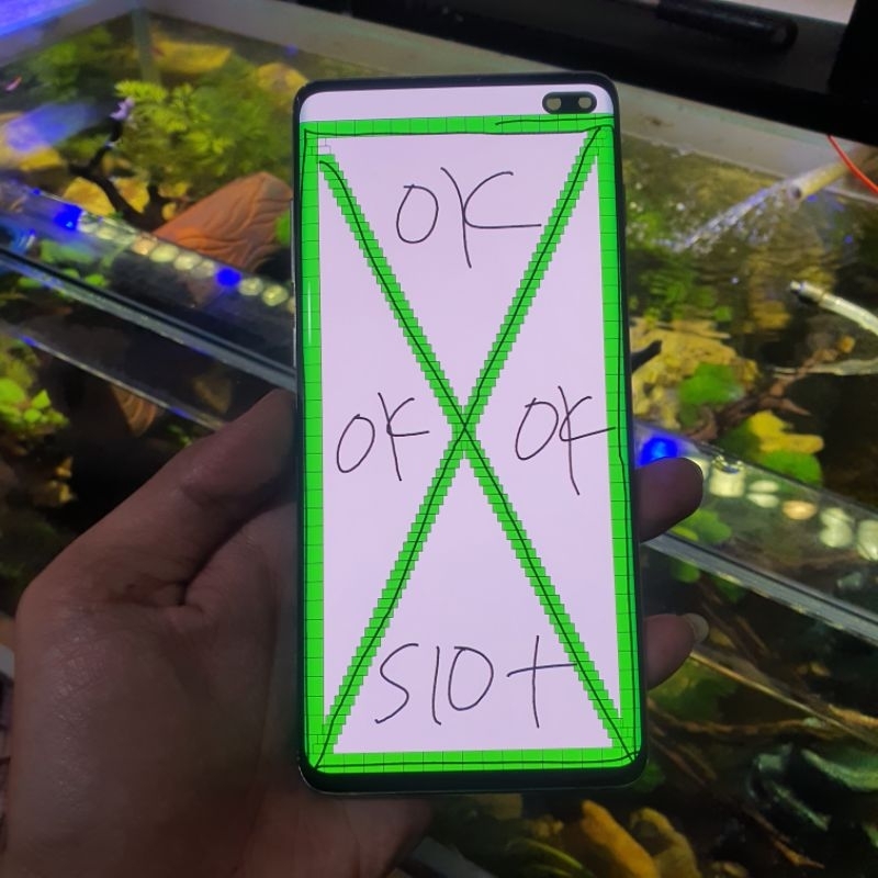 LCD Samsung s10 plus original copotan Normal