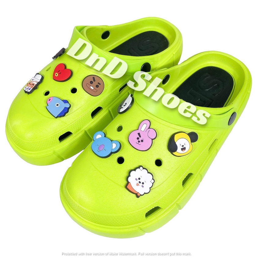 Sandal Wedges Wanita Jibbitz POKEMONN  Dane and Dine W45