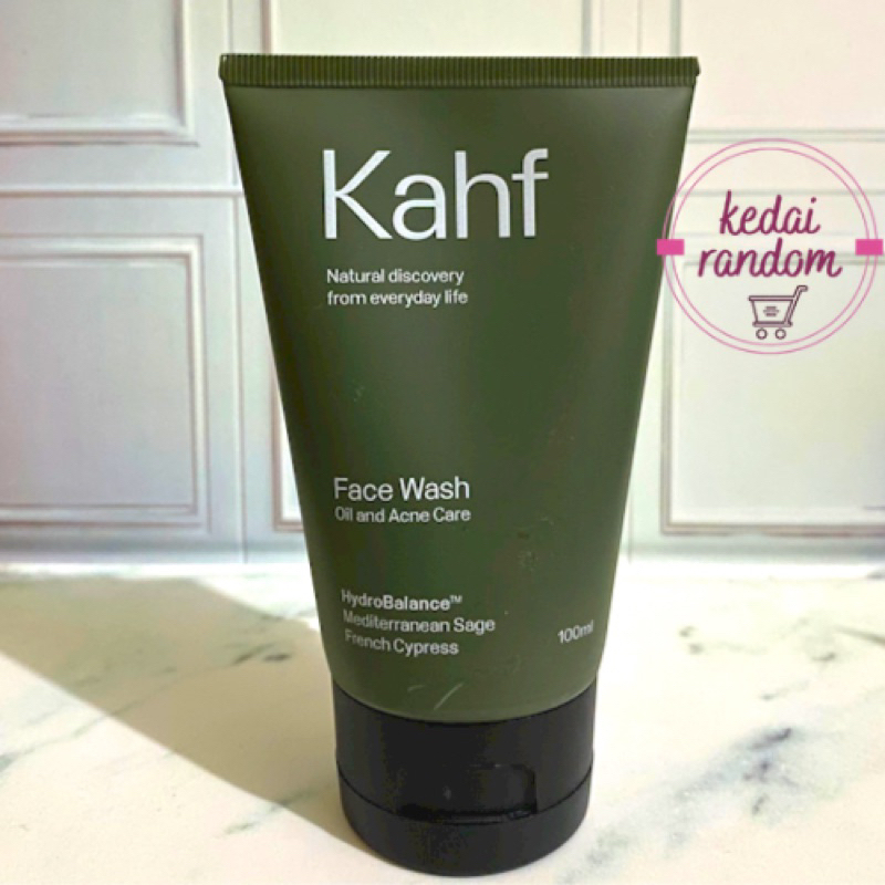 Kahf Skin Energizing and Brightening / Oil and Acne Care Face Wash 100 ml – Sabun Muka Pria