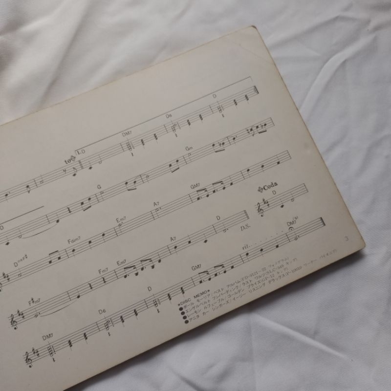 

Vintage Paper • 1974 Music Note