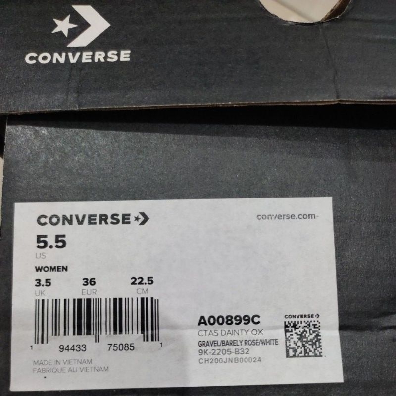 Sepatu Converse Ctas Dainty OX A00899C