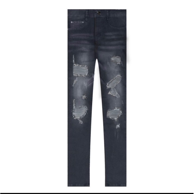 [ORIGINAL!] RUCAS Caviar Leather Grey Season 11/ Rucas Season 5 Stripes Denim Editions
