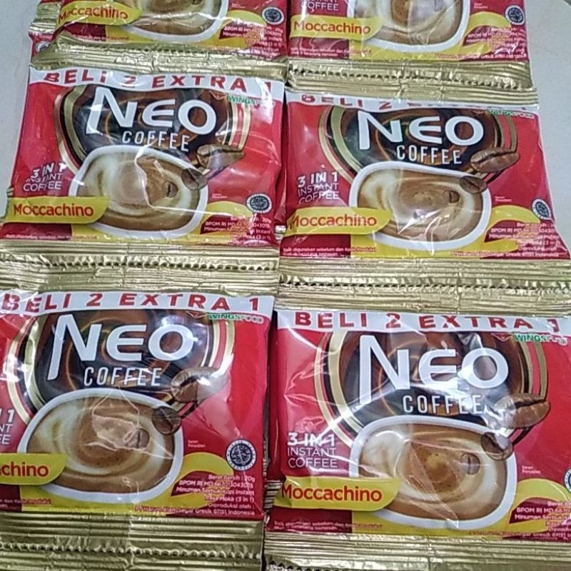 PROMO SUPER MURAH NEO Coffee 20gr ( 1 renceng isi 15 pcs )