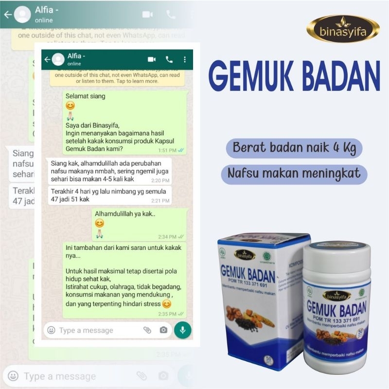 Penggemuk Badan Kapsul Penggemuk Badan Dewasa dan Anak