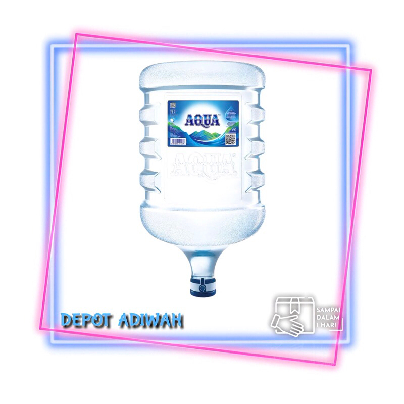 

Aqua galon + isi 19 liter (khusus instant express)