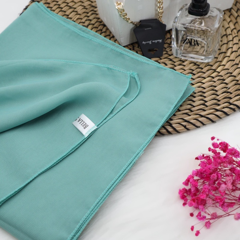 Bella Square Tosca || Hijab Segiempat Tosca Bella Square Hijau Tosca Hijab Bellasquare murah hijab P