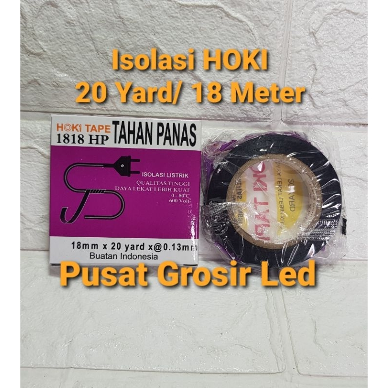 Paket 10 Pcs Isolasi Listrik NITTO / 10 PCS Isolasi Listrik HOKI TAPE Tahan Panas