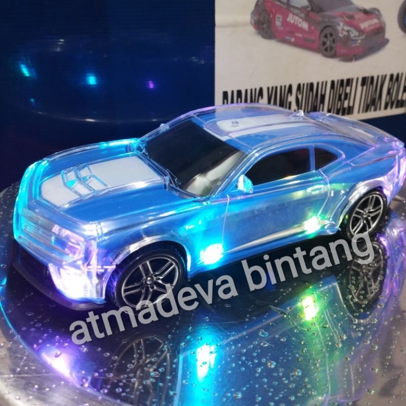 mainan mobil sport batre BO musik dan lampu led mainan keluarga