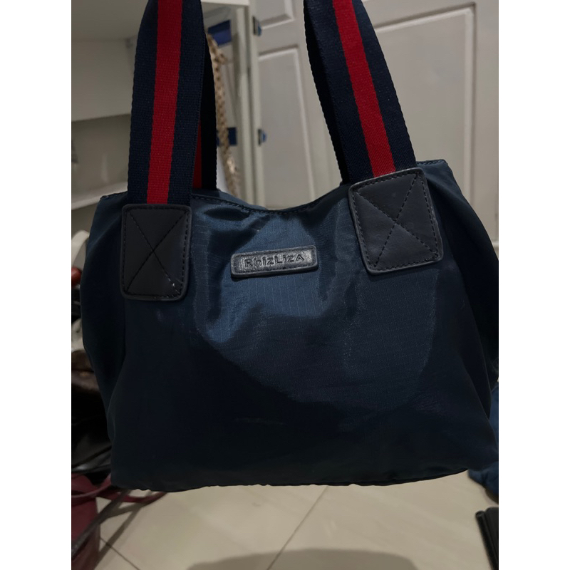 Tas Branded Second Import RHIZLIZA Navy