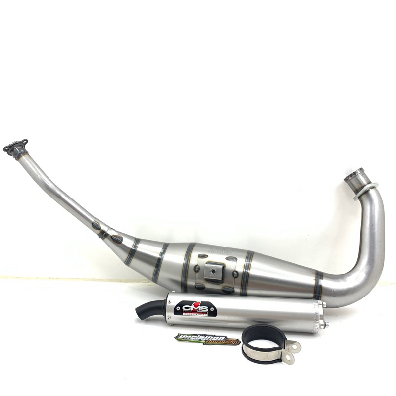 knalpot cms ninja ninja r galvanis original cms