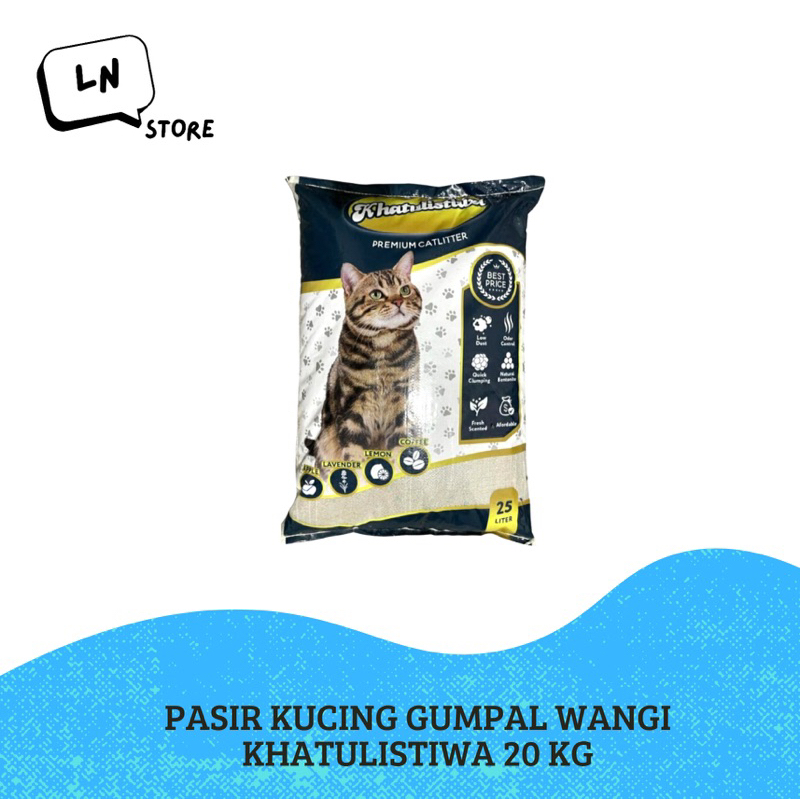 Pasir Kucing 20 Kg Khusus Luar Jakarta / Kargo