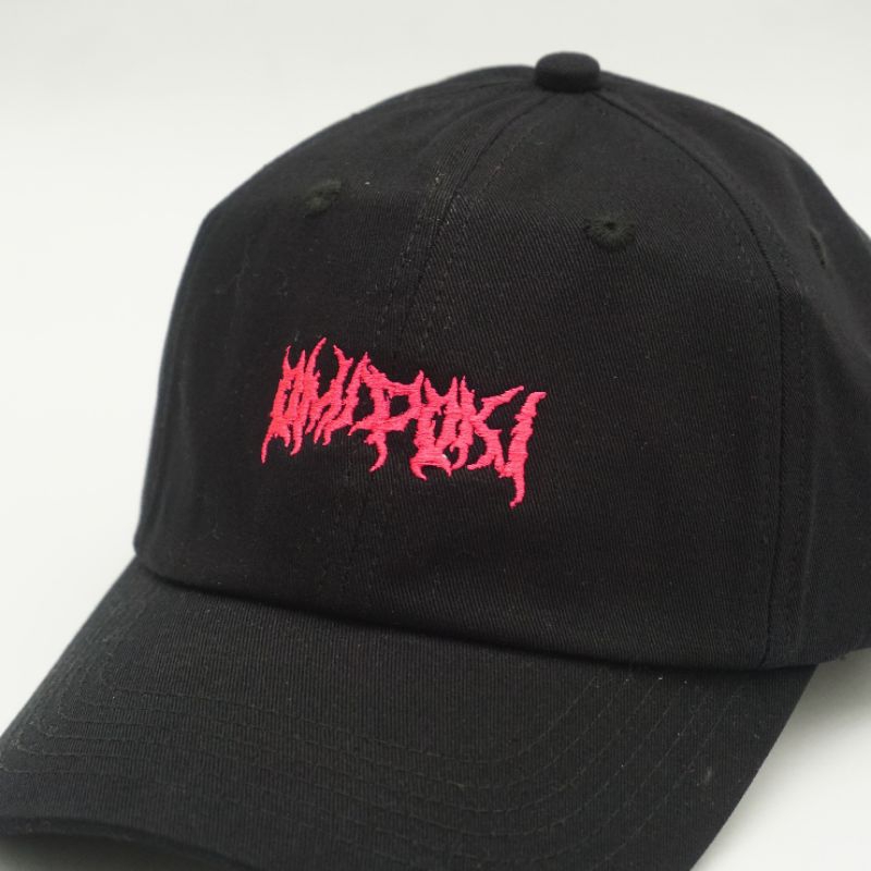 Omidoki Topi Polocaps Hitam Mgnta