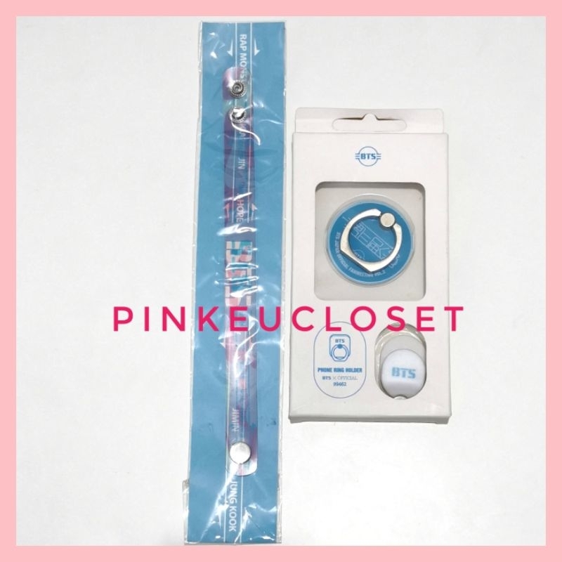 [READY] RARE BTS JAPAN MERCH MERCHANDISE I-RING PHONE RING HOLDER FANMEETING VOL.3 / BRACELET MUSTER