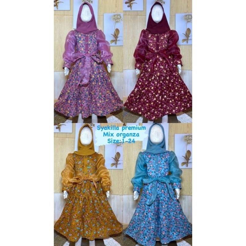 gamis anak bahan adem
