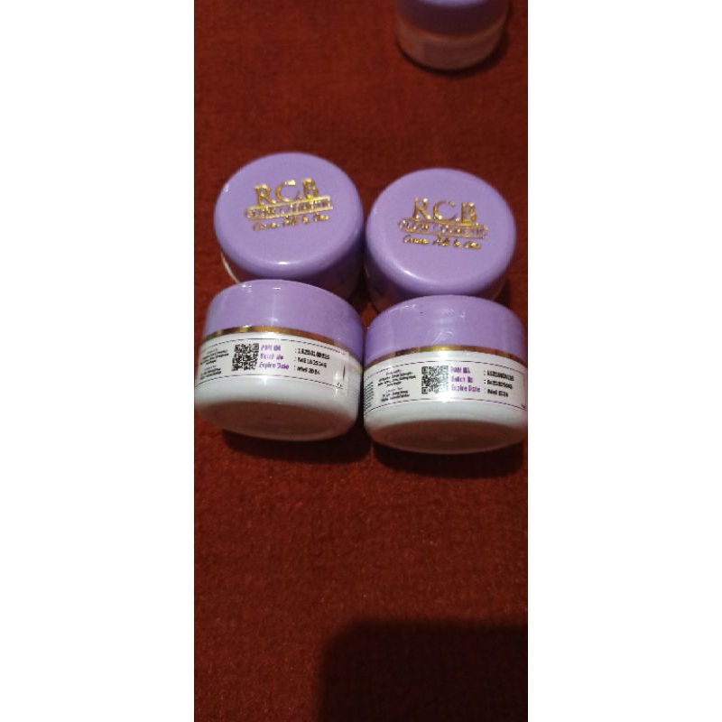 CREAM RCB GLOW AL IN ONE baru dan lama